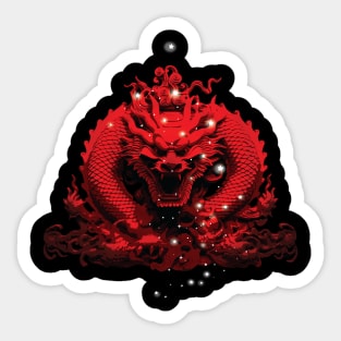 Red Dragon Sticker